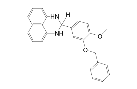 1H-perimidine, 2,3-dihydro-2-[4-methoxy-3-(phenylmethoxy)phenyl]-