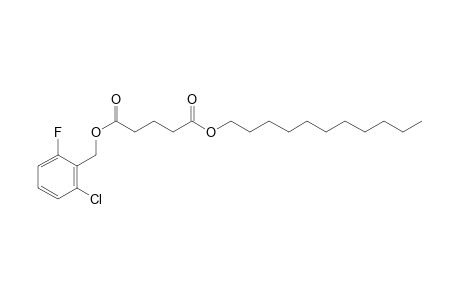 Glutaric acid, 2-chloro-6-fluorobenzyl undecyl ester