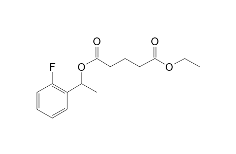 Glutaric acid, ethyl 1-(2-fluorophenyl)ethyl ester