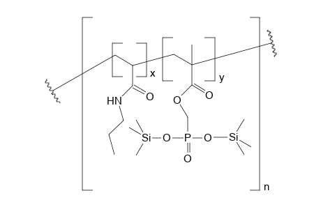 Copolymer n-Propylacrylamide-stat-Silylated phosphonated methacrylate