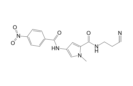 3-[1-Methyl-4-(4-nitrobenzenecarboxamido)pyrrole-2-carboxamido]propiononitrile