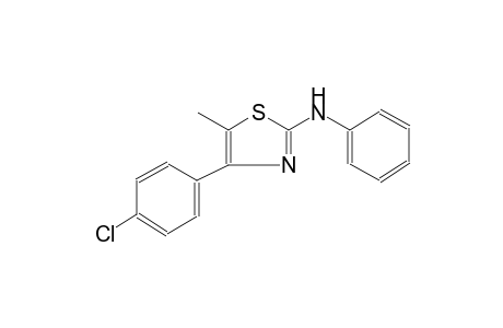 N-[4-(4-chlorophenyl)-5-methyl-1,3-thiazol-2-yl]-N-phenylamine