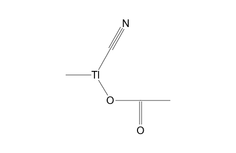 TL(CH3)(CN)(OAC)