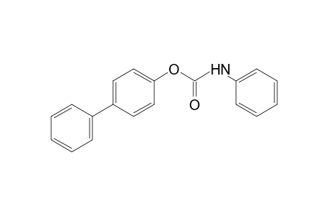 4-biphenylol, carbanilate