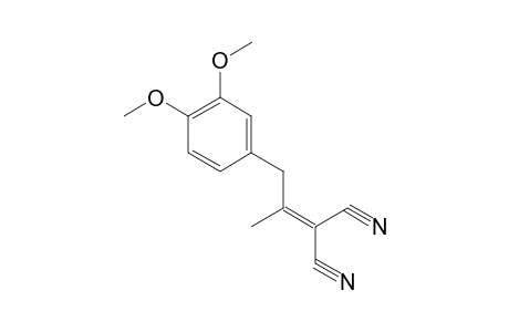 3-(3,4-dimethoxyphenyl)-2-methyl-1-propene-1,1-dinitrile