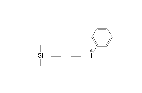 phenyl-(4-trimethylsilylbuta-1,3-diynyl)iodanium