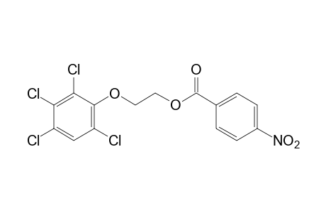 2-(2,3,4,6-tetrachlorophenoxy)ethanol, p-nitrobenzoate