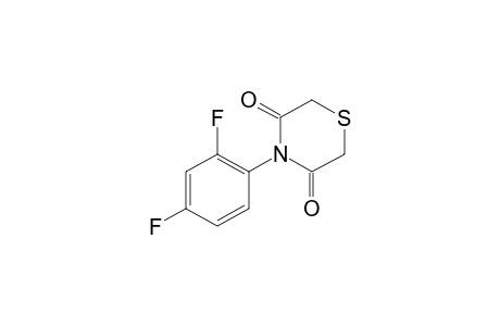 4-(2,4-difluorophenyl)-3,5-thiomorpholinedione