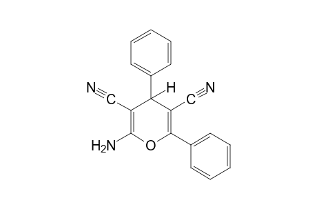 2-amino-4,6-diphenyl-4H-pyran-3,5-dicarbonitrile