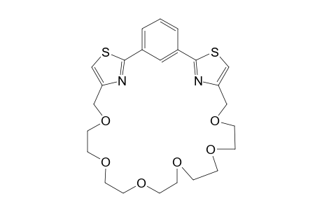 1,3-BIS-(THIAZOLYL)-BENZENE-CORONAND-28-C-8;BBC-28-C-8