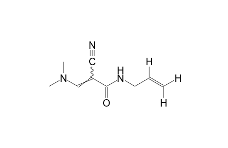 N-allyl-2-cyano-3-(dimethylamino)acrylamide