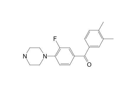 Pyperazine, 1-[2-fluoro-4-(3,4-dimethylbenzoyl)phenyl]-