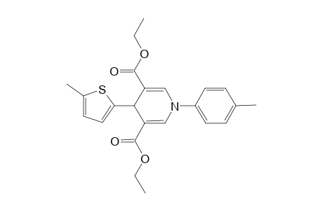 1-(4-Methylphenyl)-4-(5-methyl-2-thiophenyl)-4H-pyridine-3,5-dicarboxylic acid diethyl ester