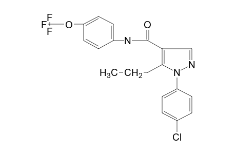 1-(p-CHLOROPHENYL)-5-PROPYL-alpha,alpha,alpha-TRIFLUOROPYRAZOLE-4-CARBOX-p-ANISIDIDE