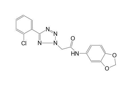 N-(1,3-benzodioxol-5-yl)-2-[5-(2-chlorophenyl)-1,2,3,4-tetrazol-2-yl]ethanamide