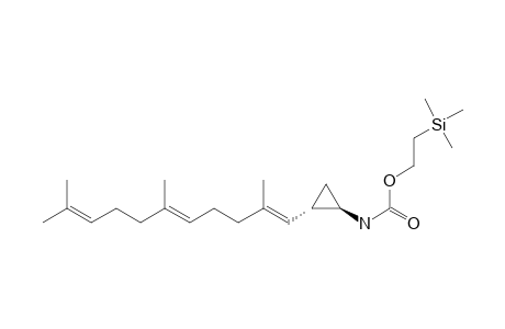 N-[[2-(trimethylsilyl)ethoxy]carbonyl]-trans-2-[(1E,5E)-2,6,10-trimethyl-1,5,9-undecatrienyl]cyclopropylamine