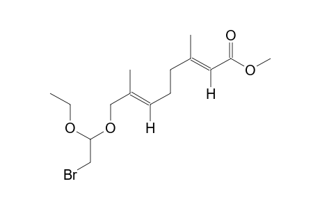 (2E,6E)-Methyl 8-(2'-Bromo-1'-ethoxyethoxy)-3,7-dimethylocta-2,6-dienoate