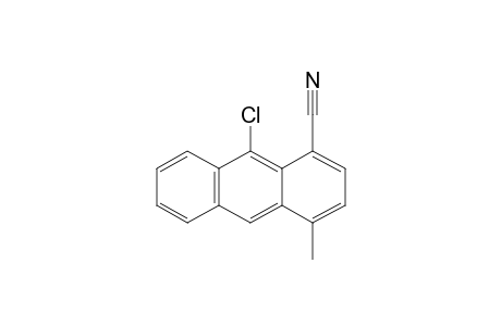 9-CHLORO-4-METHYL-1-ANTHRONITRILE