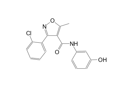 4-isoxazolecarboxamide, 3-(2-chlorophenyl)-N-(3-hydroxyphenyl)-5-methyl-