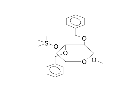 Methyl-2,3-di-O-benzyl-4-O-trimethylsilyl.beta.-D-xylopyranosid