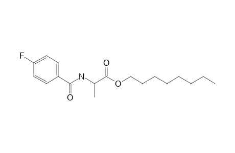 L-Alanine, N-(4-fluorobenzoyl)-, octyl ester