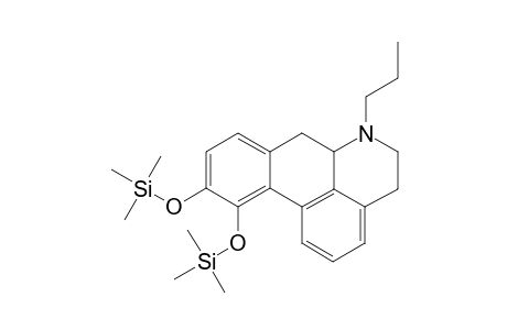 4H-Dibenzo[de,g]quinoline, 5,6,6a,7-tetrahydro-6-propyl-10,11-bis[(trimethylsilyl)oxy]-, (.+-.)-