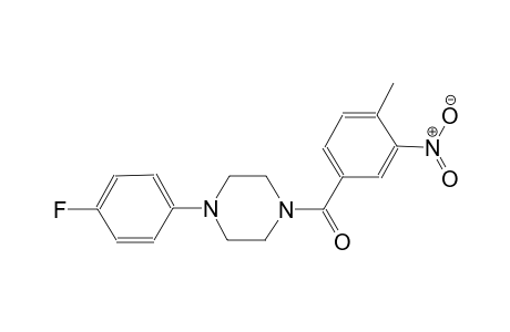 piperazine, 1-(4-fluorophenyl)-4-(4-methyl-3-nitrobenzoyl)-