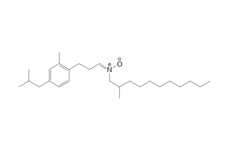 (E)-3-(4-isobutyl-2-methylphenyl)-N-(2-methylundecyl)propan-1-imine oxide