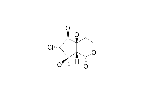 MYOPOCHLORIN;(1R,5S,6S,7R,8S,9S)-7-CHOLORO-8-(HYDROXYMETHYL)-OCTAHYDROCYCLOPENTA-[C]-PYRAN-1,10-OXYRA-5,6,7-TRIOL