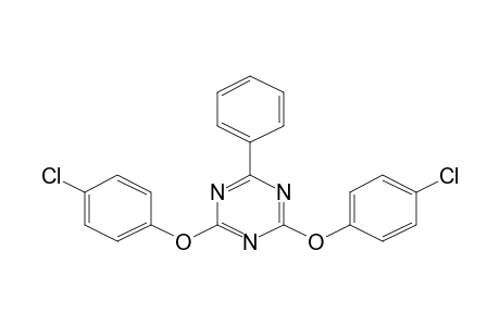 2,4-Bis(4-chlorophenoxy)-6-phenyl-1,3,5-triazine