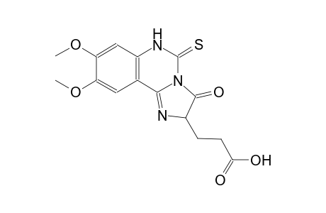 3-(8,9-dimethoxy-3-oxo-5-thioxo-2,3,5,6-tetrahydroimidazo[1,2-c]quinazolin-2-yl)propanoic acid