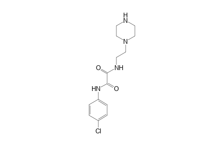 N-(4-Chlorophenyl)-N'-[2-(1-piperazinyl)ethyl]oxamide