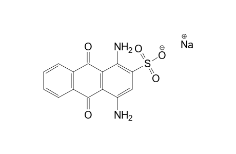 2-Anthracenesulfonic acid, 1,4-diamino-9,10-dihydro-9,10-dioxo-, monosodium salt