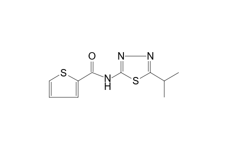 N-(5-isopropyl-1,3,4-thiadiazol-2-yl)-2-thiophenecarboxamide