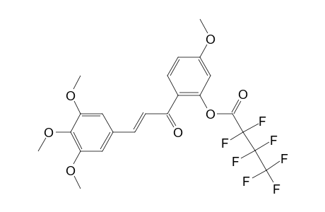 2'-(Heptafluorobutyryl)oxy-3,4,4',5-tetramethoxychalcone (isomer 2)