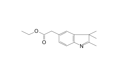 (2,3,3-Trimethyl-3H-indol-5-yl)-acetic acid, ethyl ester