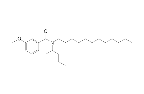 Benzamide, 3-methoxy-N-(2-pentyl)-N-dodecyl-