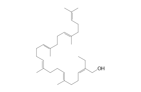 (2Z,6E,10E,14E,18E)-2-ethyl-6,10,15,19,23-pentamethyl-tetracosa-2,6,10,14,18,22-hexaen-1-ol