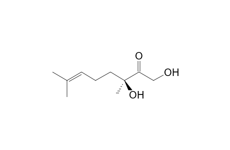 (3S)-1,3-dihydroxy-3,7-dimethyl-6-octen-2-one