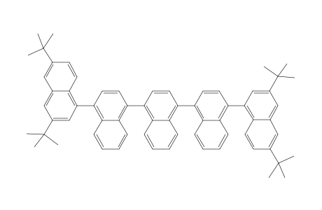 3,3'''',6,6''''-tetra(t-butyl)-1,1':4',1'' :4'',1''' :4''',1''"-quinquenaphthalene