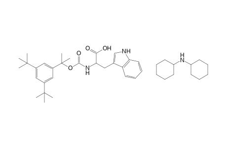 N-carboxytryptophan,  N-(3,5-di-tert-butyl-alpha,alpha-dimethylbenzyl) ester, compound with dicyclohexylamine (1:1)