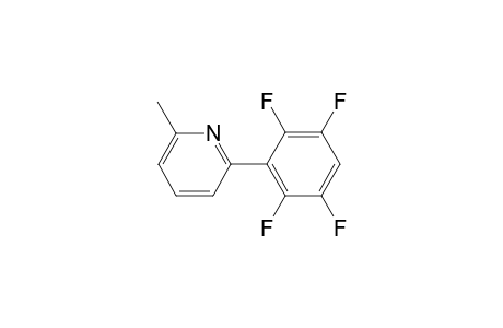 2-Methyl-6-(2,3,5,6-tetrafluorophenyl)pyridine