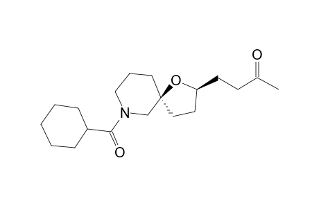 4-((2R,5S)-7-(Cyclohexanecarbonyl)-1-oxa-7-azaspiro[4.5]decan-2-yl)butan-2-one