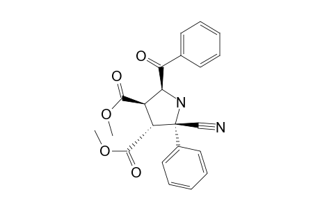 3,4-Pyrrolidinedicarboxylic acid, 5-benzoyl-2-cyano-2-phenyl-, dimethyl ester, (2.alpha.,3.alpha.,4.beta.,5.beta.)-