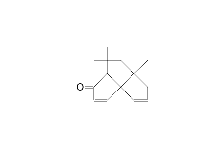 6,6,8-Trimethyl-tricyclo(6.3.0.0/1,5/)undeca-2,10-diene-4-one