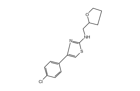 4-(p-chlorophenyl)-2-[(tetrahydrofurfuryl)amino]thiazole