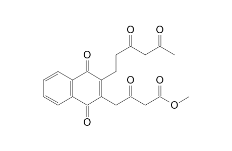 4-[3-(3,5-Diketohexyl)-1,4-diketo-2-naphthyl]-3-keto-butyric acid methyl ester