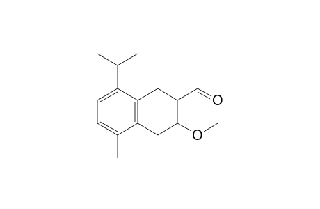 (5S,8S)-8-Isopropyl-3-methoxy-5-methyl-1,2,3,4-tetrahydronaphthalen-2-carbaldehyde