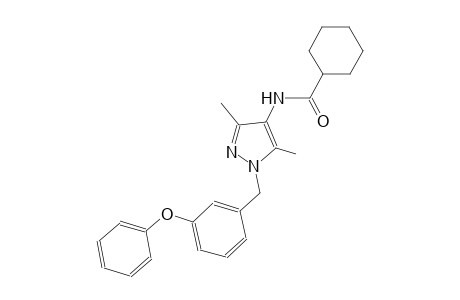 N-[3,5-dimethyl-1-(3-phenoxybenzyl)-1H-pyrazol-4-yl]cyclohexanecarboxamide