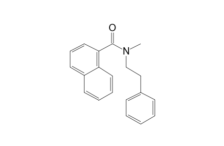 1-Naphthalenecarboxamide, N-(2-phenylethyl)-N-methyl-